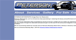 Desktop Screenshot of peterson-motorsports.com